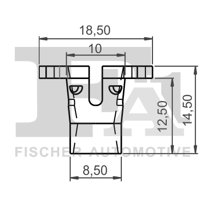 Clip, trim/protection strip