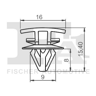 Clip, trim/protection strip