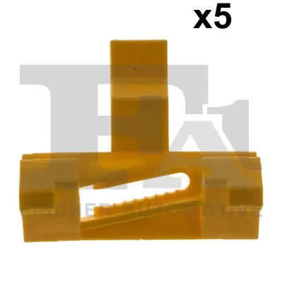 Clip, trim/protection strip