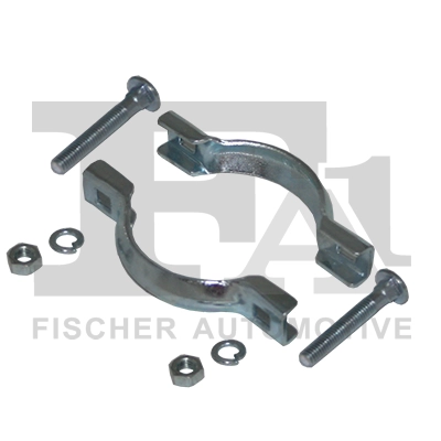 Clamping Piece Set, exhaust system