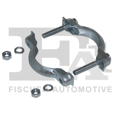Clamping Piece Set, exhaust system