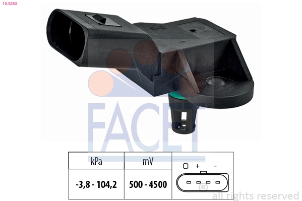 Pressure Sensor, brake booster