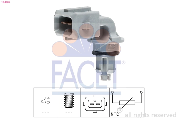 Sensor, exterior temperature