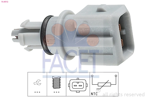 Sensor, exterior temperature