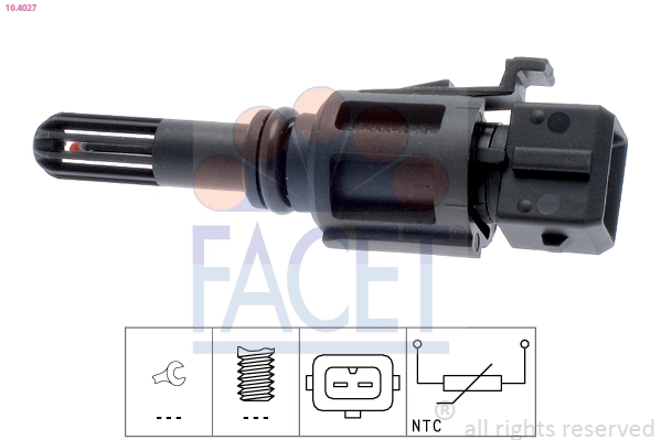 Sensor, intake air temperature