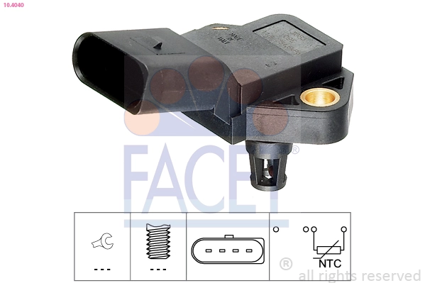 Sensor, intake air temperature