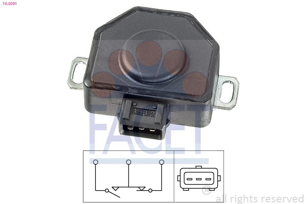 Sensor, throttle position