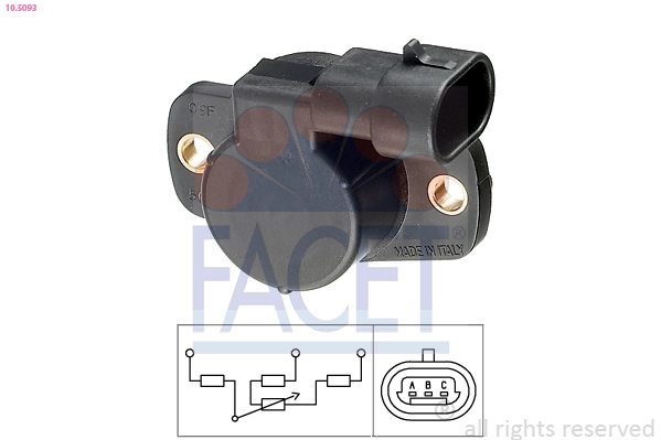 Sensor, throttle position