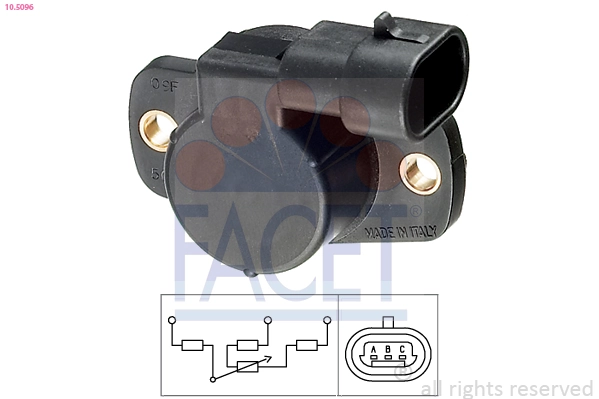 Sensor, throttle position