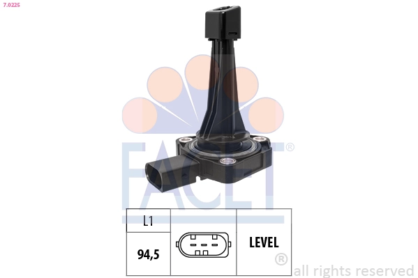 Sensor, engine oil level