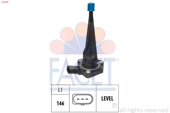 Sensor, engine oil level