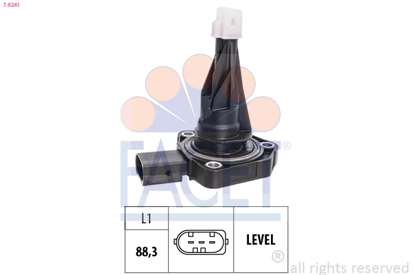 Sensor, engine oil level
