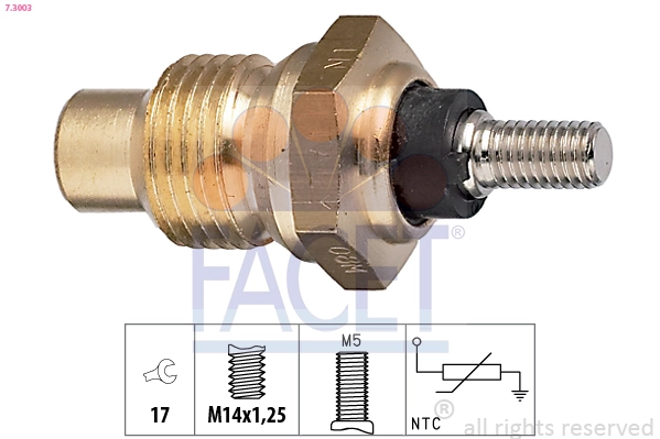 Sensor, coolant temperature