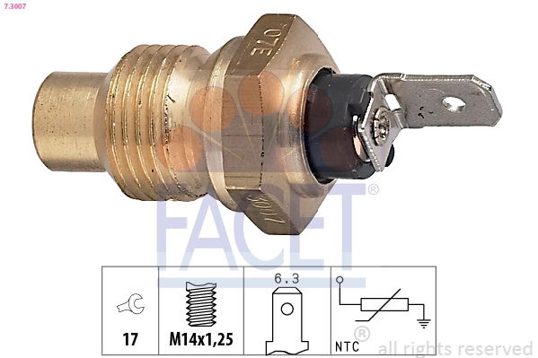 Sensor, coolant temperature