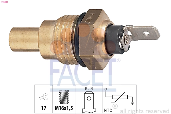 Sensor, coolant temperature