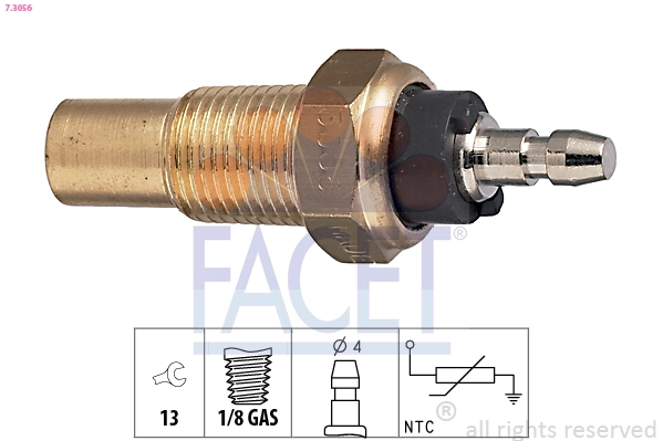 Sensor, coolant temperature