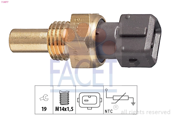 Sensor, coolant temperature