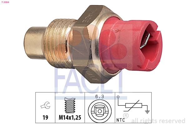 Sensor, coolant temperature