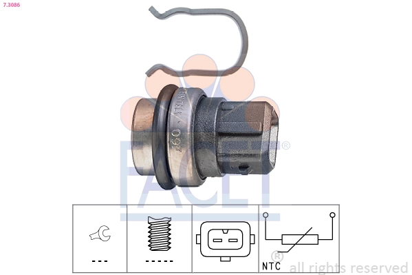 Sensor, coolant temperature