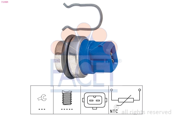 Sensor, coolant temperature
