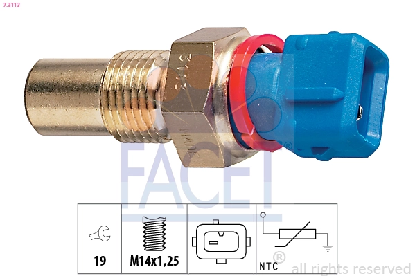 Sensor, oil temperature