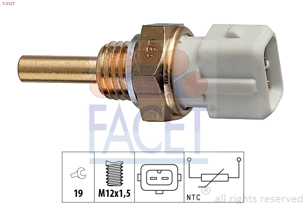 Sensor, coolant temperature