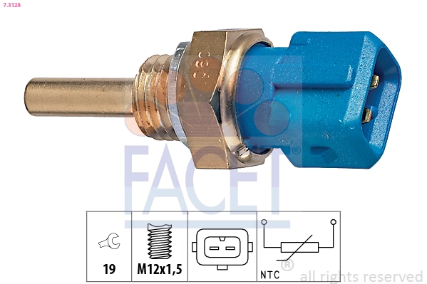 Sensor, oil temperature