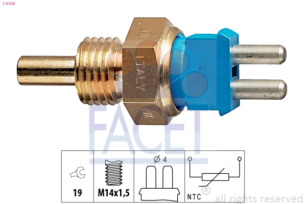 Sensor, coolant temperature