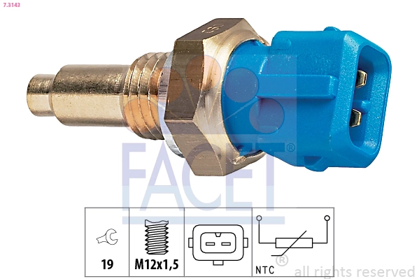 Sensor, coolant temperature
