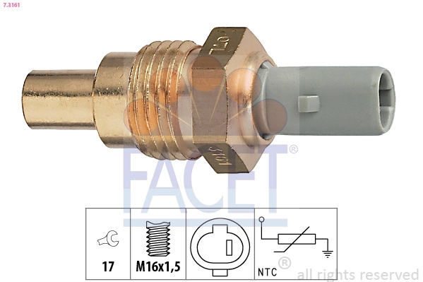 Sensor, coolant temperature