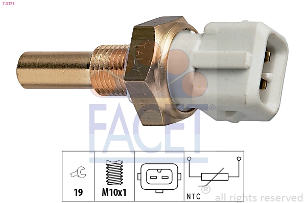 Sensor, coolant temperature