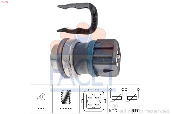 Sensor, coolant temperature