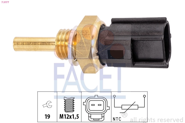 Sensor, oil temperature