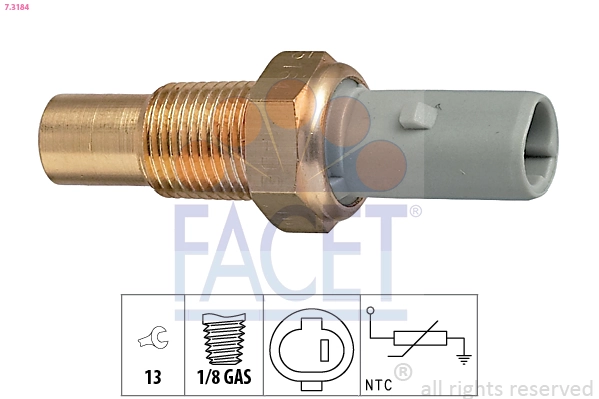 Sensor, coolant temperature