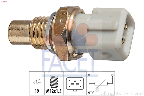 Sensor, coolant temperature