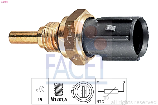 Sensor, oil temperature