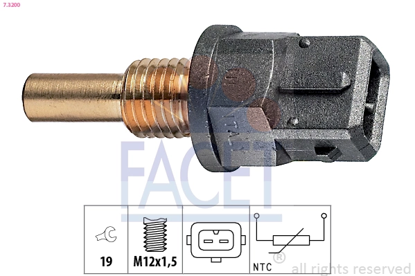Sensor, coolant temperature