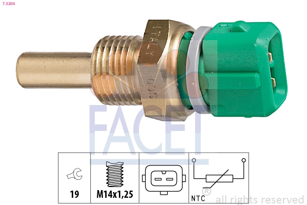 Sensor, coolant temperature