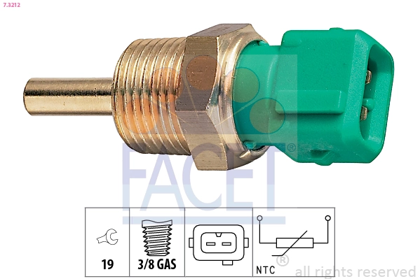 Sensor, coolant temperature