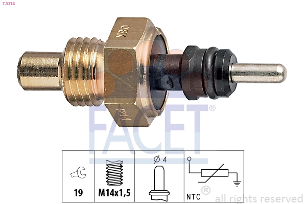 Sensor, coolant temperature