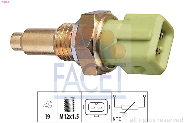 Sensor, coolant temperature