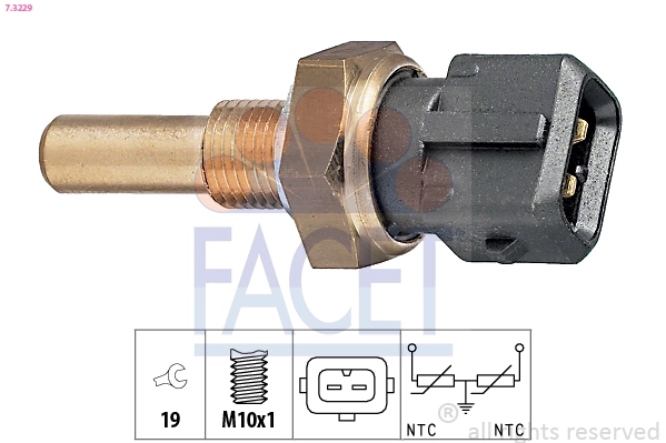 Sensor, coolant temperature