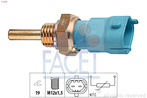 Sensor, oil temperature