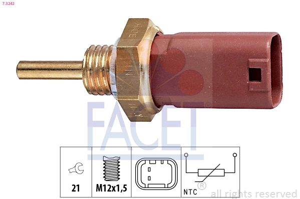 Sensor, coolant temperature
