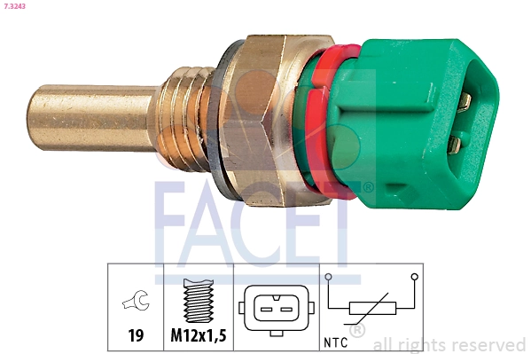 Sensor, coolant temperature