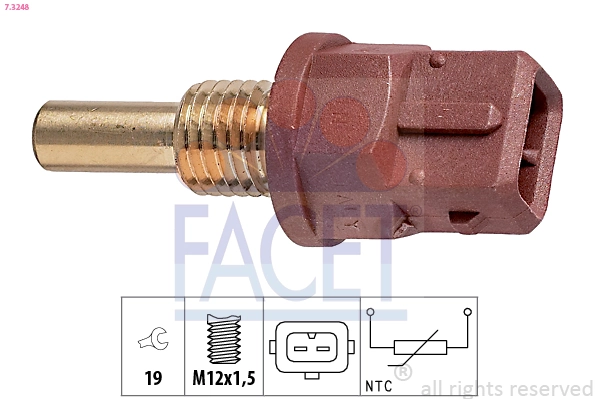 Sensor, oil temperature