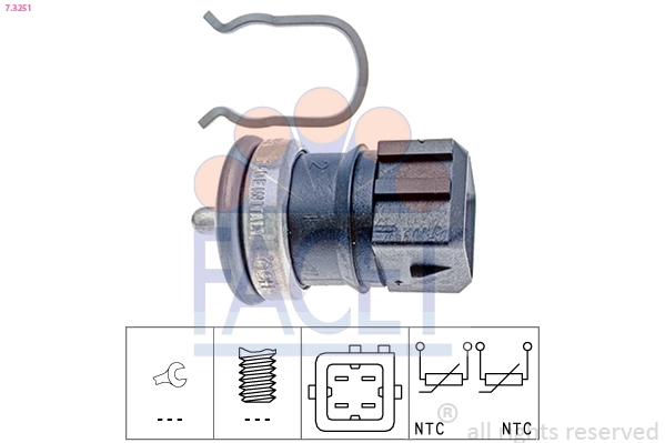 Sensor, coolant temperature