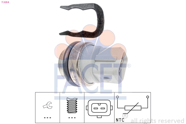 Sensor, coolant temperature
