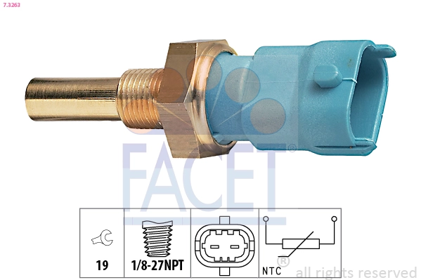 Sensor, coolant temperature