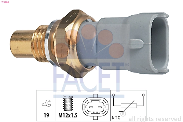 Sensor, coolant temperature